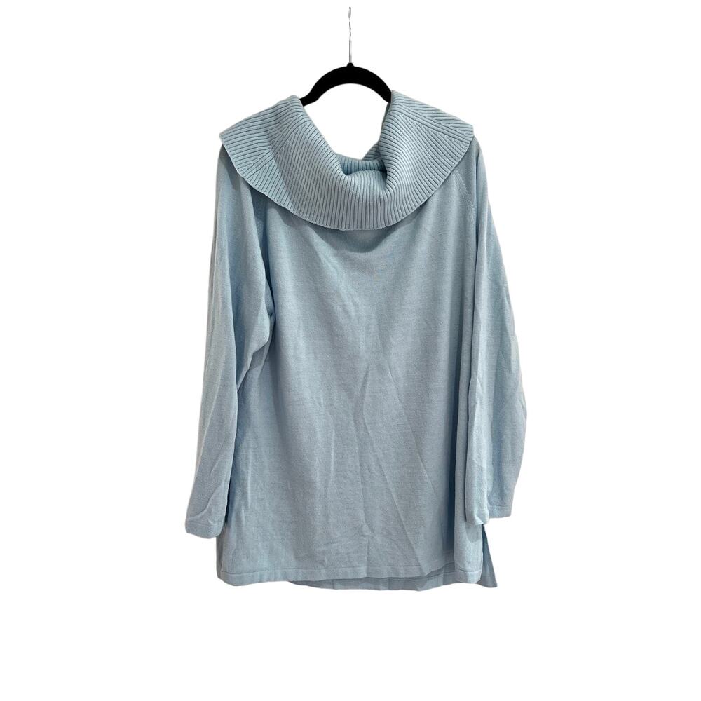 Lane Bryant Women's Cowl Neck Sweater, Baby Blue, 18/20